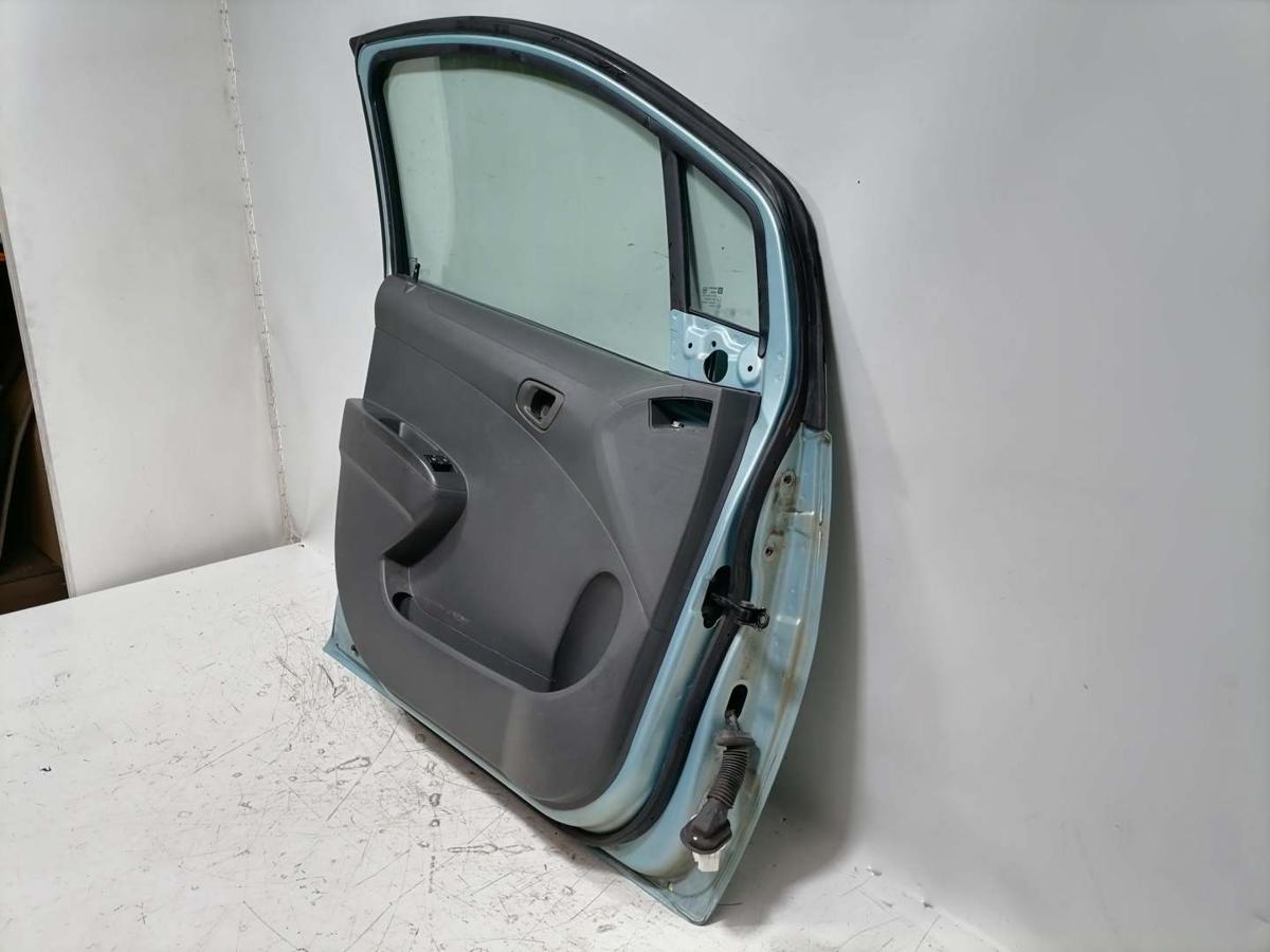 Chevrolet Spark original T&uuml;r vorn links GJS Ice Teal Rohbau Bj.2012